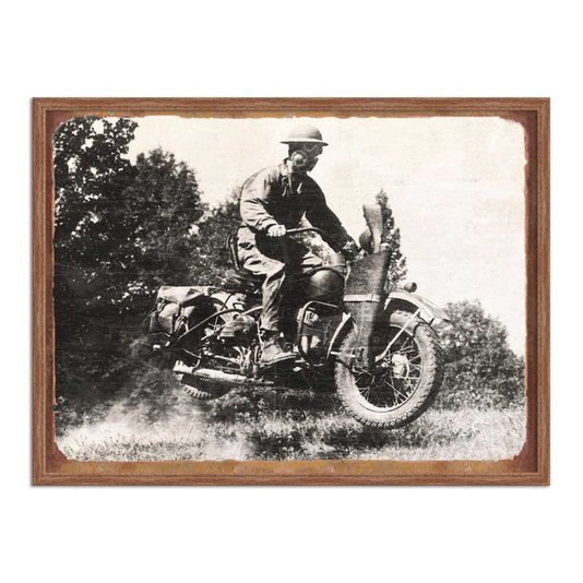 Quadro Decorativo Moto de Guerra