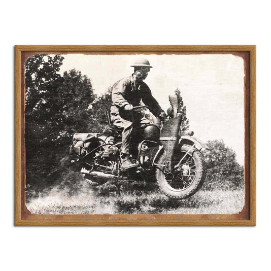 Quadro Decorativo Moto de Guerra