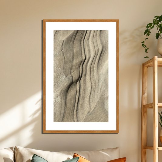Quadro Decorativo Natureza Minimalista Areia