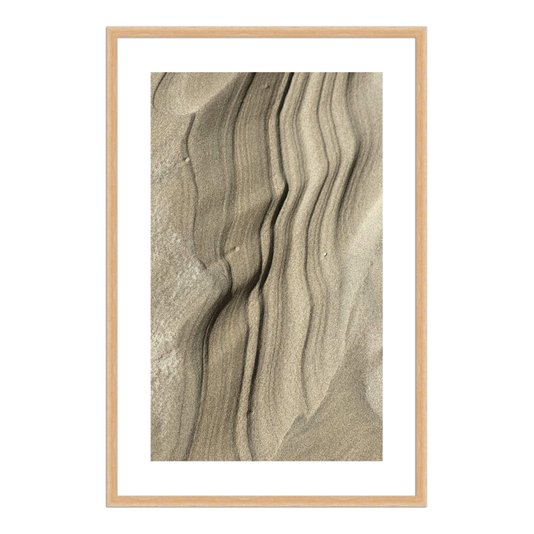 Quadro Decorativo Natureza Minimalista Areia