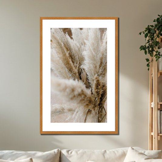 Quadro Decorativo Natureza Minimalista Plantas Secas