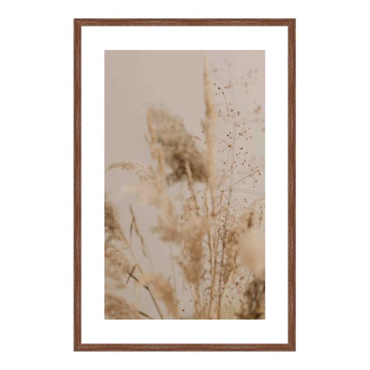 Quadro Decorativo Natureza Minimalista Plantas Secas