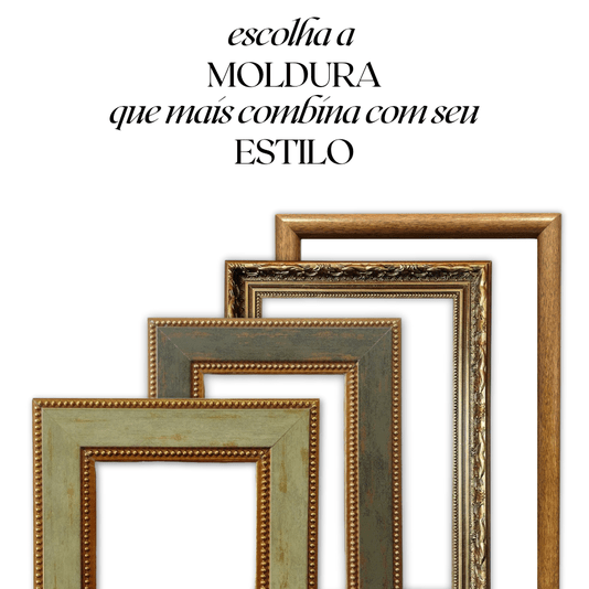 Quadro Decorativo Ovelhas Sobre O Pasto Verde Vintage Farmhouse