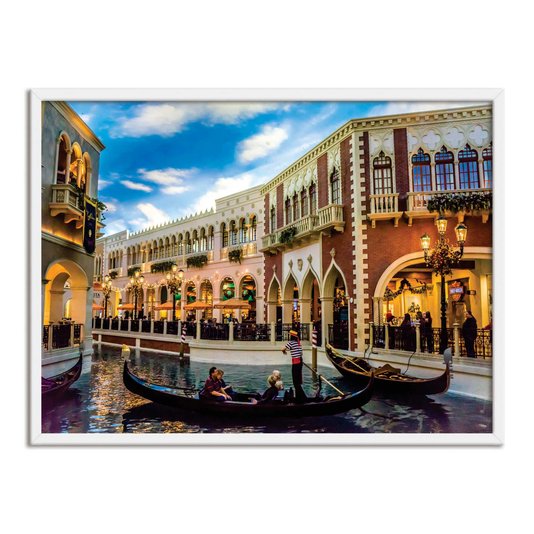 Quadro Decorativo Passeio no Rio Danúbio Viena