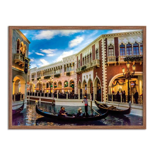 Quadro Decorativo Passeio no Rio Danúbio Viena