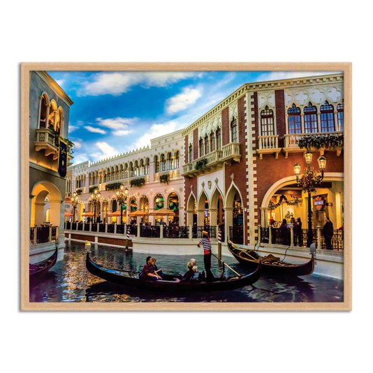 Quadro Decorativo Passeio no Rio Danúbio Viena