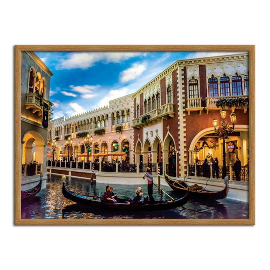Quadro Decorativo Passeio no Rio Danúbio Viena