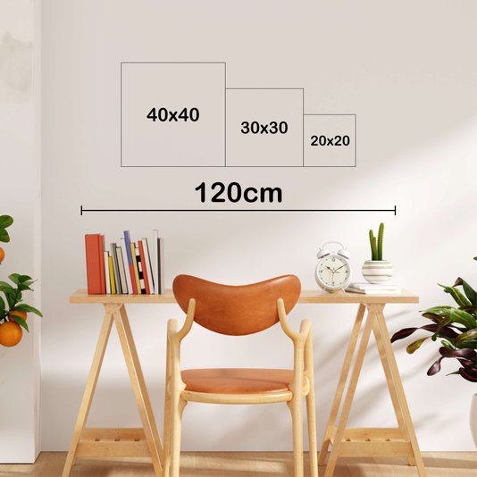 Quadro Decorativo Personalizado Com Moldura Lisa Revestida