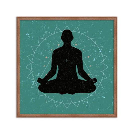 Quadro Decorativo Pessoa Meditando