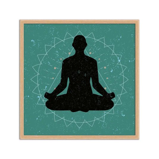 Quadro Decorativo Pessoa Meditando