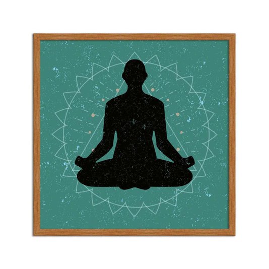 Quadro Decorativo Pessoa Meditando