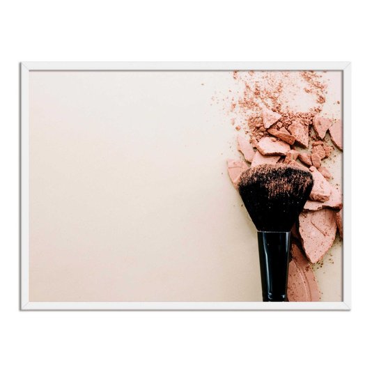 Quadro Decorativo Pincel Preto