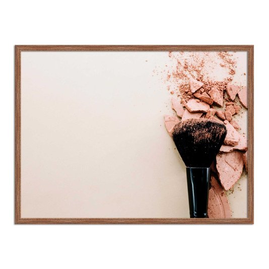 Quadro Decorativo Pincel Preto