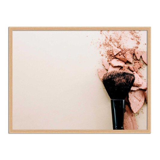 Quadro Decorativo Pincel Preto