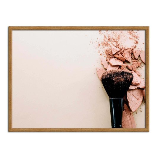Quadro Decorativo Pincel Preto