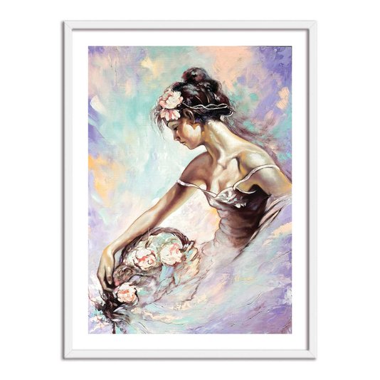 Quadro Decorativo Pintura Mulher