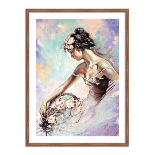 Quadro Decorativo Pintura Mulher