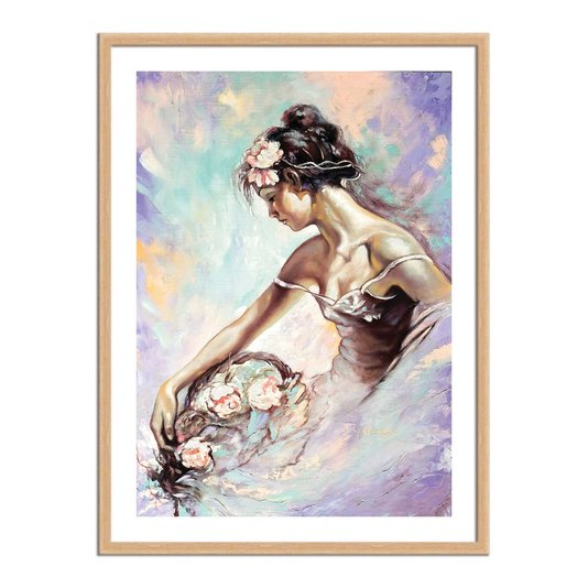 Quadro Decorativo Pintura Mulher