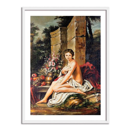 Quadro Decorativo Pintura Mulher