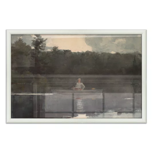 Quadro Decorativo Pintura "O Velho Pescador" de Tivadar Csontváry Kosztka