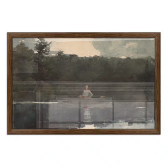 Quadro Decorativo Pintura "O Velho Pescador" de Tivadar Csontváry Kosztka