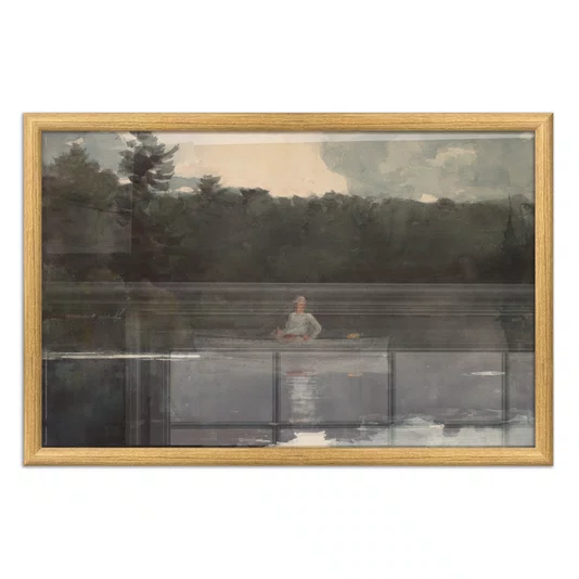 Quadro Decorativo Pintura "O Velho Pescador" de Tivadar Csontváry Kosztka