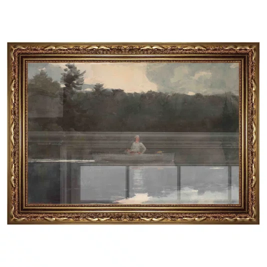 Quadro Decorativo Pintura "O Velho Pescador" de Tivadar Csontváry Kosztka