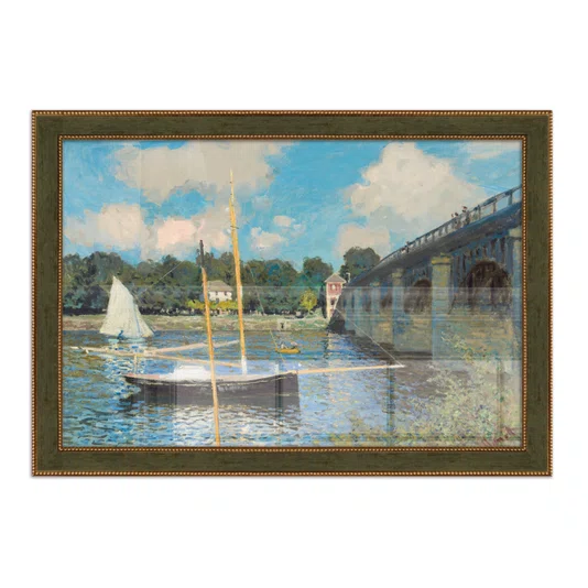 Quadro Decorativo Pintura "A Ponte de Argenteuil" de Claude Monet