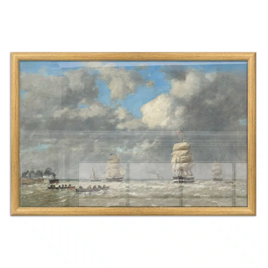 Quadro Decorativo Pintura "Le Havre" de Eugène Boudin