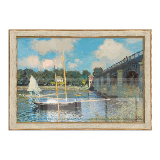 Quadro Decorativo Pintura "A Ponte de Argenteuil" de Claude Monet