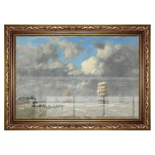 Quadro Decorativo Pintura "Le Havre" de Eugène Boudin