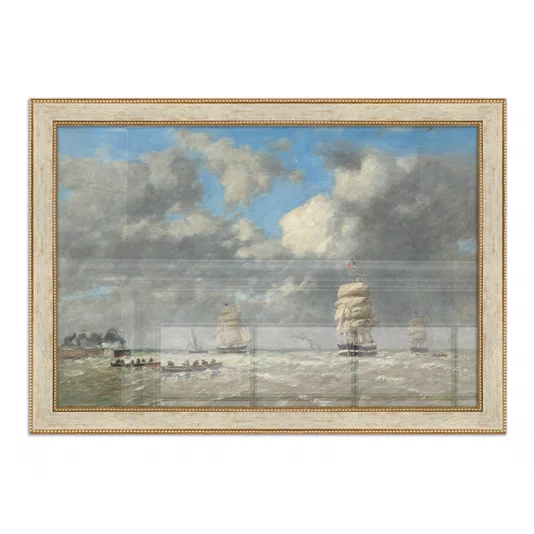 Quadro Decorativo Pintura "Le Havre" de Eugène Boudin