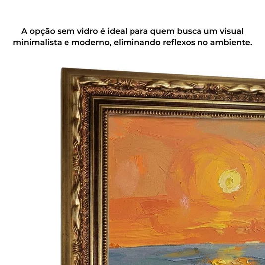 Quadro Decorativo Pintura "Retrato de Vincent van Gogh"