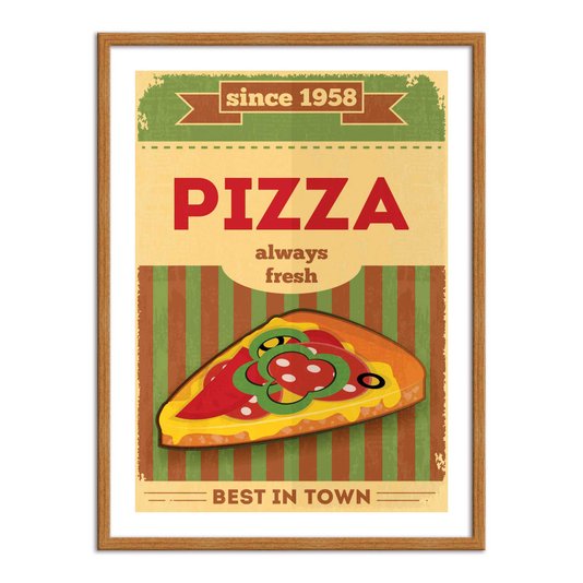Quadro Decorativo Pizza Always Fresh