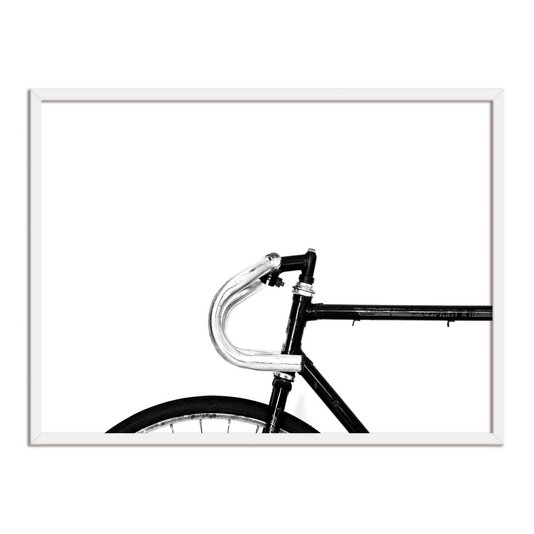 Quadro Decorativo Preto e Branco Bicicleta Vintage