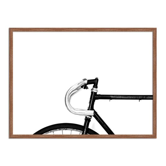 Quadro Decorativo Preto e Branco Bicicleta Vintage
