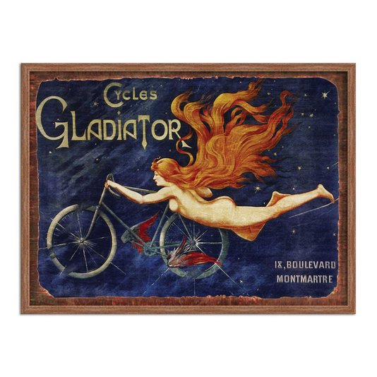 Quadro Decorativo Publicidade Bicicleta Cyles Gladiator