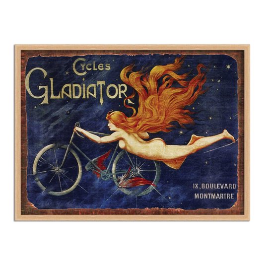 Quadro Decorativo Publicidade Bicicleta Cyles Gladiator
