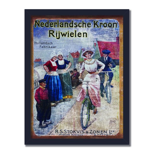 Quadro Decorativo Publicidade Bicicleta Nederlandsche