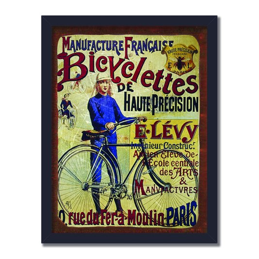 Quadro Decorativo Publicidade Bicicletas Francesas