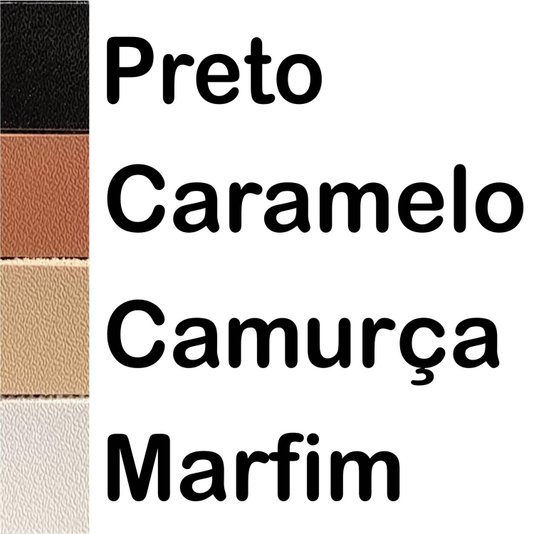 Quadro Decorativo Redondo Café Latte com Moldura em Couro Sintético