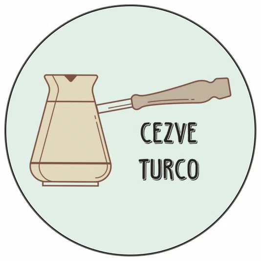Quadro Decorativo Redondo Cezve Turco