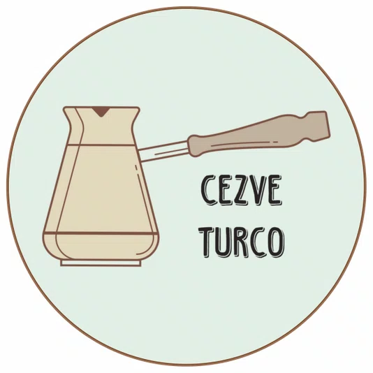 Quadro Decorativo Redondo Cezve Turco