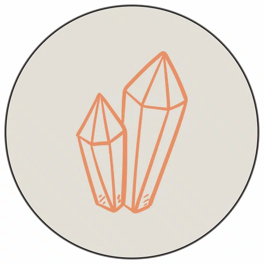 Quadro Decorativo Redondo Cristal Boho