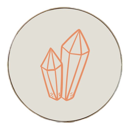 Quadro Decorativo Redondo Diamante com Moldura Flexível Metalizada