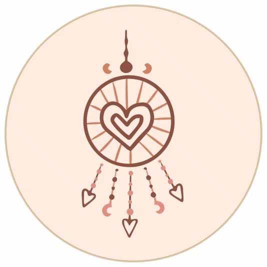 Quadro Decorativo Redondo Prendedor de Sonhos Boho