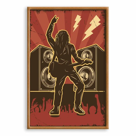 Quadro Decorativo Rock And Roll