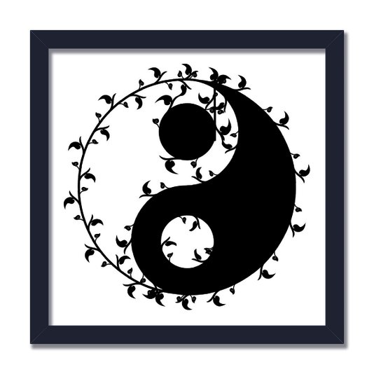 Quadro Decorativo Símbolo Yin Yang