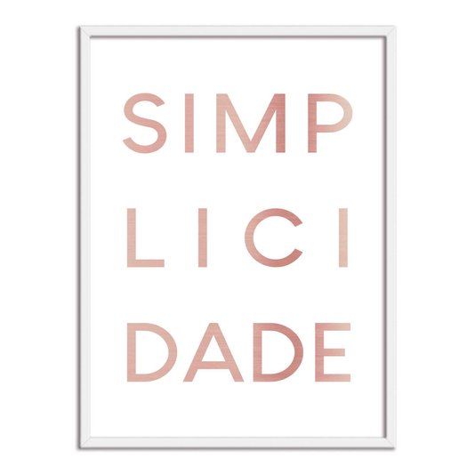 Quadro Decorativo Simplicidade