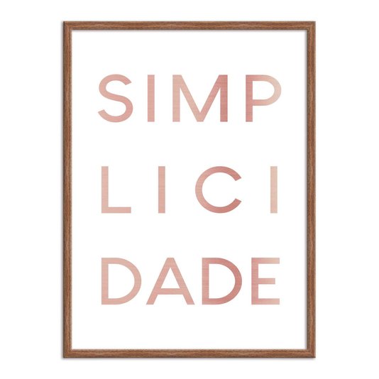 Quadro Decorativo Simplicidade